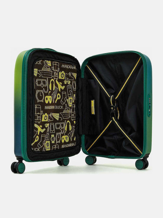 Mandarina Duck Logoduck Cabin Suitcase Green Height 55 cm