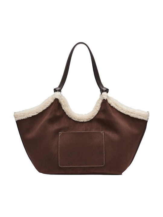 Paula Fabric Women's Tote Bag Brown