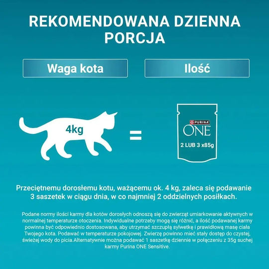 Purina One Hrană Umedă pentru Pisici Adulte 60x85gr