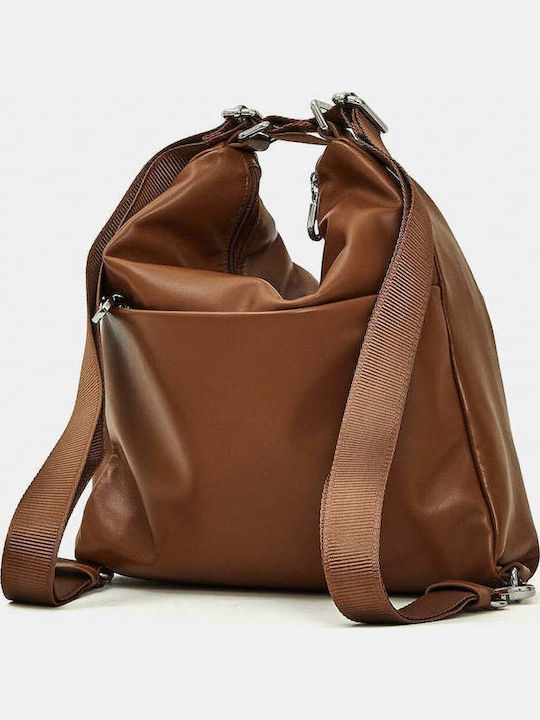 Leather Women's Hobo Bag Indian Tan