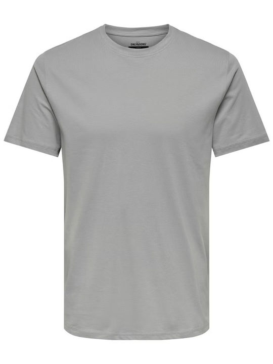 Sons Tricou Cu Mânecă Scurtă Gri Închis