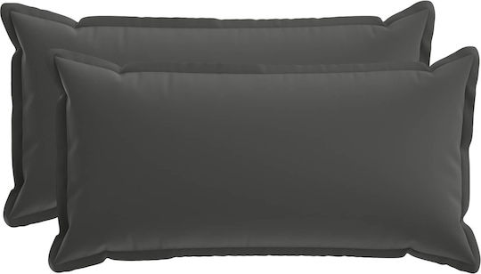 vidaXL Μαξιλάρι Καναπέ Houten Ανθρακί 40x70εκ.