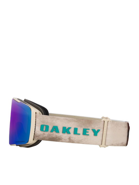 Oakley Snow Mască de Schi și Snowboard pentru Adulți Multicoloră cu Lentilă Multicoloră