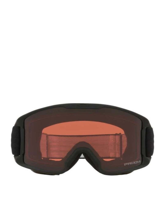 Oakley Snow Mască Pentru Adulți Neagră cu Lentilă Neagră