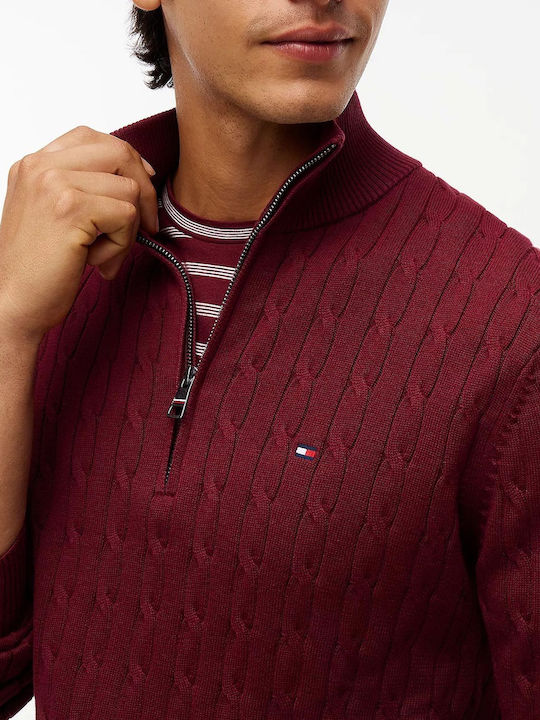 Pulover Cu Mâneci Lungi Bordeaux