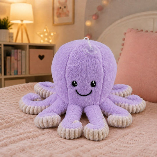 Lean Toys Plüschtier Oktopus 16 cm