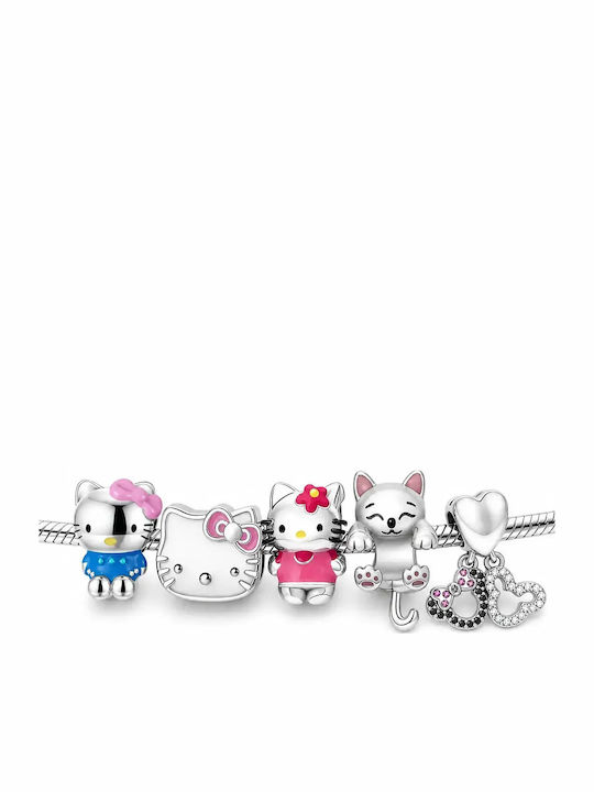 Set de brățări cu talismane – Prietenie Felină