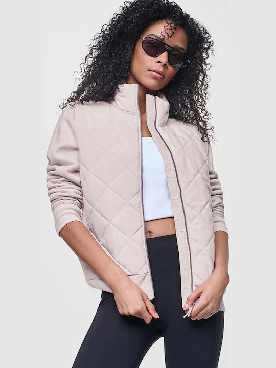Long Beige Women's Winter Jacket
