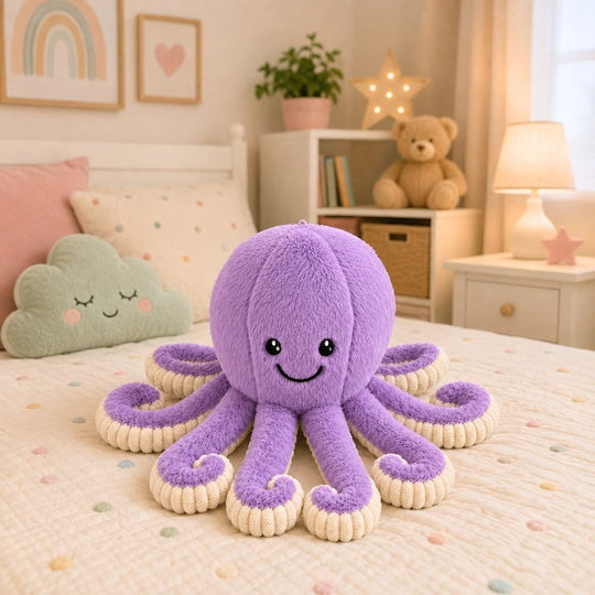 Lean Toys Plüschtier Plush Octopus 50 cm