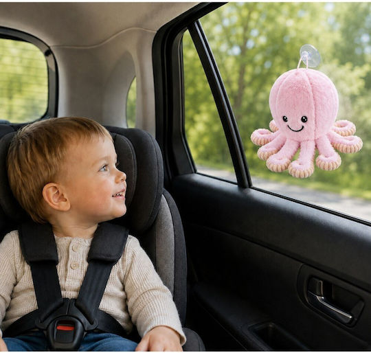 Lean Toys Plüschtier Plüsch-Oktopus 16 cm