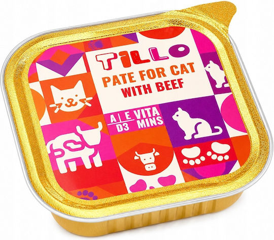 Animal Island Wet Cat Food with Beef 100gr