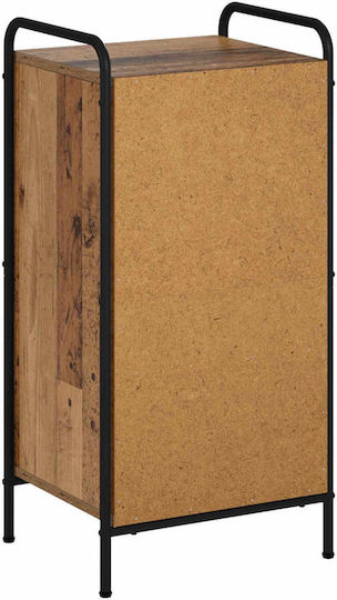 Wooden Sideboard with Drawers Brown 97x33x81 cm