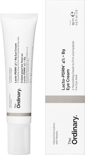Lacto-PDRN 4% + B9 Eye Cream for Moisturizing, Brightening, Eye Bags & Firming 15ml