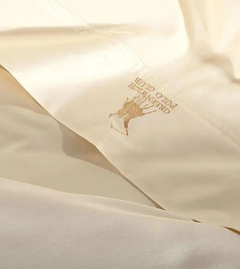 Greenwich Polo Club Classic 2334 Σετ Σεντόνια Υπέρδιπλα 250x270εκ. Cream (4τμχ)