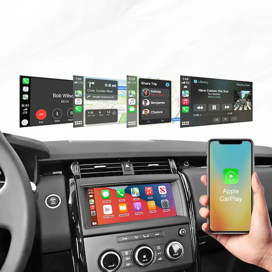 Digital IQ Auto-Audiosystem für Land Rover Discovery 2016–2019 (Bluetooth/USB/WiFi/GPS/Apple CarPlay/Android Auto) mit 10,25-Zoll-Touchscreen