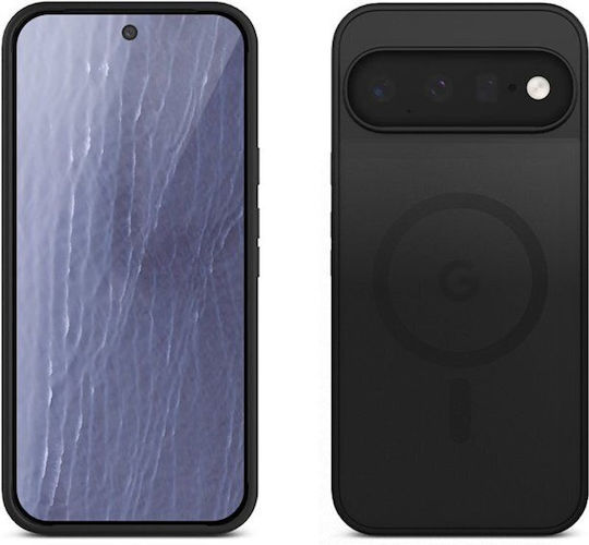Crong Husă Spate Hibridă Mată Magnetică din Plastic Neagră (Google Pixel 11)