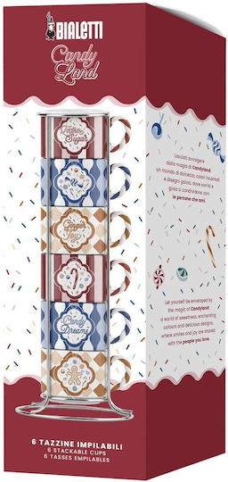 Bialetti Σετ Φλιτζάνια Espresso 6τμχ