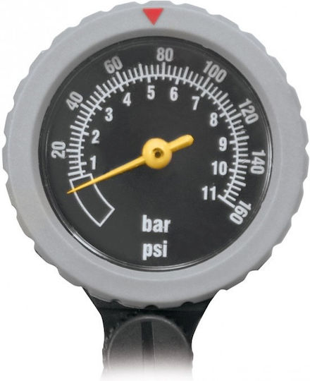Force 75126 Luftpumpe Luftpumpe Hand mit Manometer