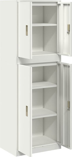 Metallschrank mit 2 Schubladen B60xT40xH175 cm