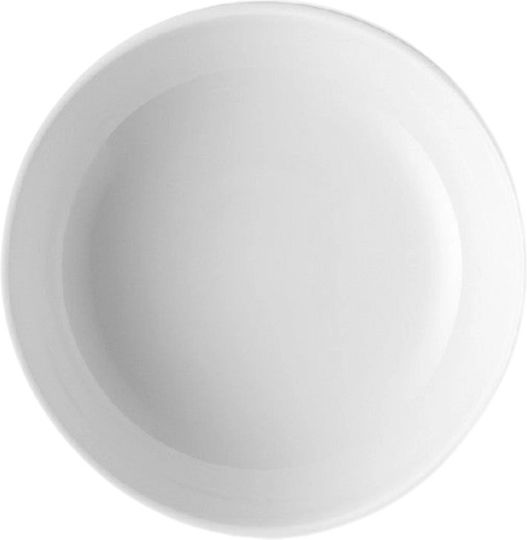 Alessi Round Porcelain White Serving Bowl with 14cm Diameter