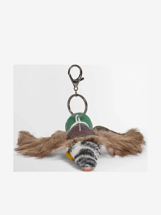 Barbour Animal Key Ring Ecru