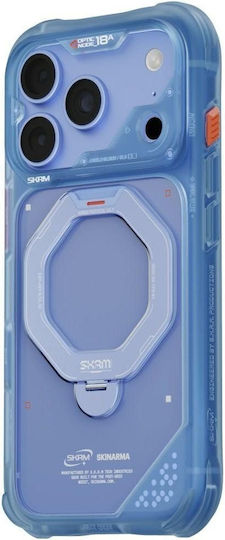 Skinarma Husă Saturn MagSafe + Suport Rotativ iPhone 18 Pro 17 Pro Albastră Sk-2026ipp6.3-saturn-blu