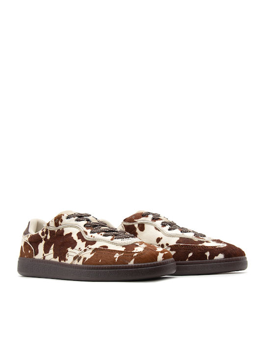 Park Cow Sneakers Ecru-Maro