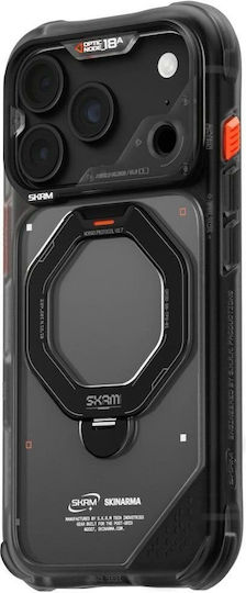 Skinarma Case Saturn Magsafe + Rotating Kick Stand Iphone 18 Pro 17 Pro Black Sk-2026ipp6.3-saturn-blk
