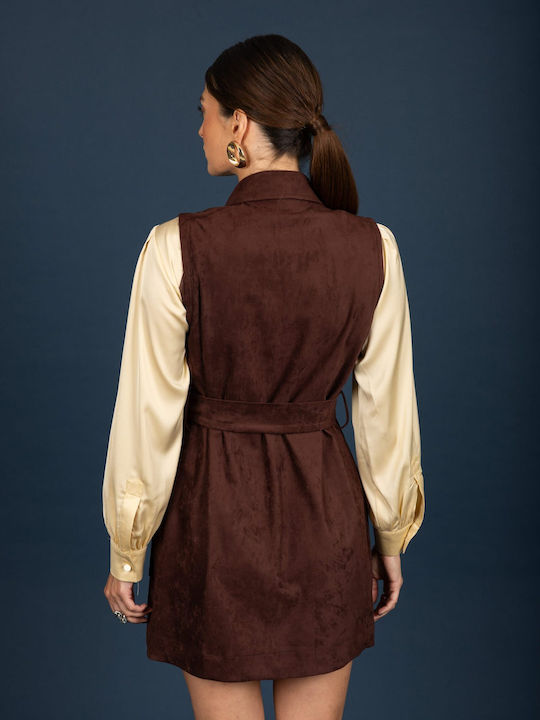 Мини Рокля Maroon