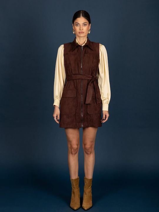 Мини Рокля Maroon