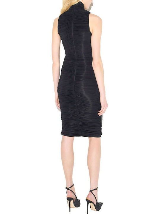 Elisabetta Franchi Summer Midi Evening Dress Black