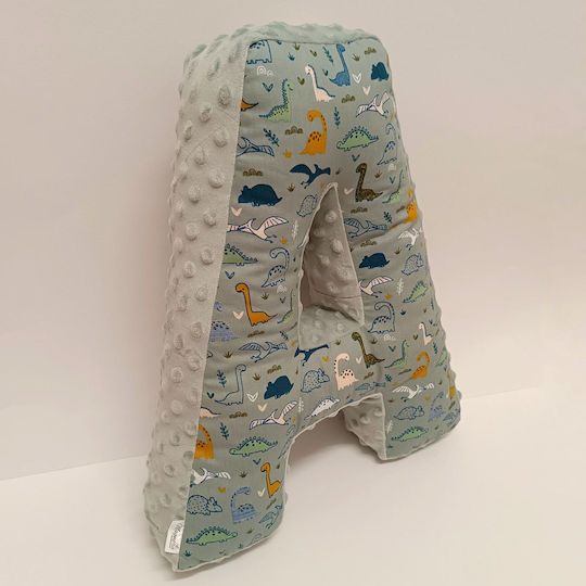 Magnolia Handmade Grünes Kinder-Dekokissen