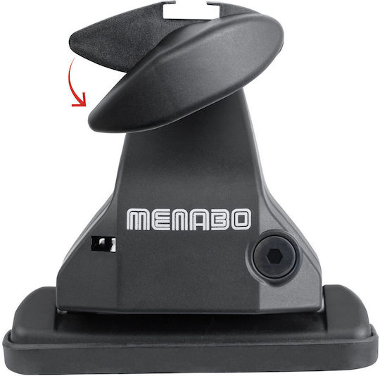 Menabo Komplettes Set Autodachträger Aluminium Omega Plus M 112 cm Silber Alfa Romeo 159 SportWagon 5 Türen 2006>2013-2 Stück 9650 Mb+14720 Mb Mp.ar.14720/mb-omgps-6