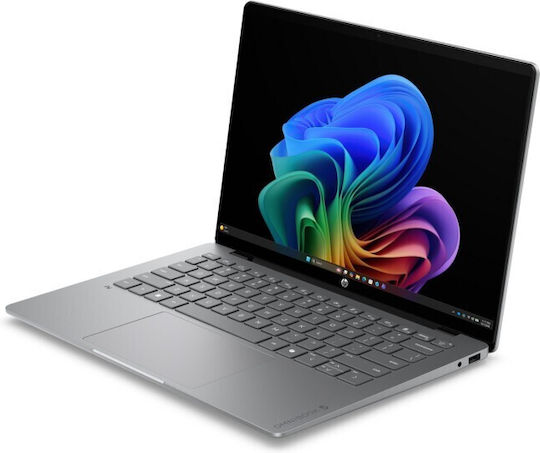 HP Omnibook 5 14" OLED FHD+ cu ecran tactil (Ryzen AI 300 Series-7 445/16GB/512GB SSD/Windows 11 Home) (Tastatură SUA)