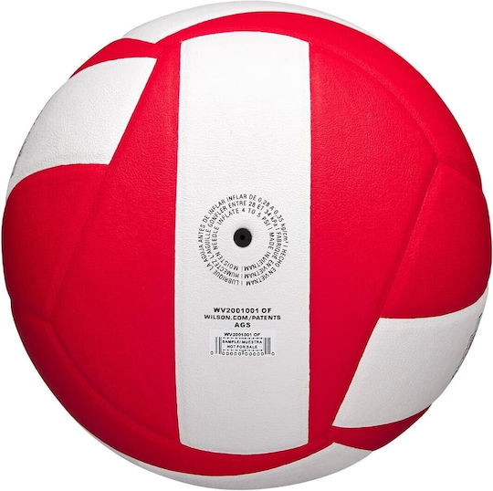 Minge de volei Wilson Helix Club Vb Roșu Alb Wv2001001xbof