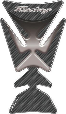Tankpad One Design Racing Carbon Look Γκρι