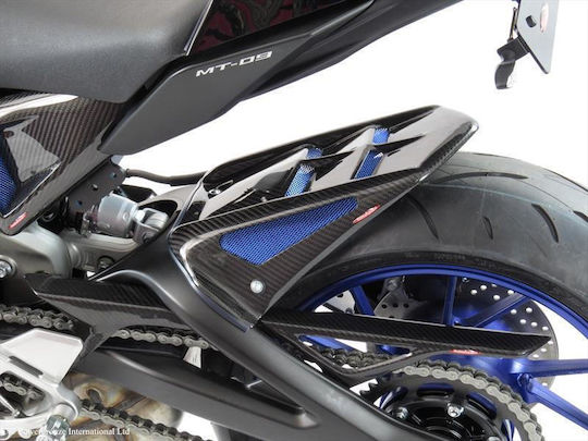 Powerbronze Zurück Hinterradkotflügel Motorrad für Yamaha MT-09 Schwarz 1Stück