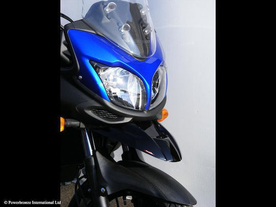 Powerbronze Vorderseite Vorderradkotflügel Motorrad für Suzuki DL 650 V-STROM Schwarz 1Stück