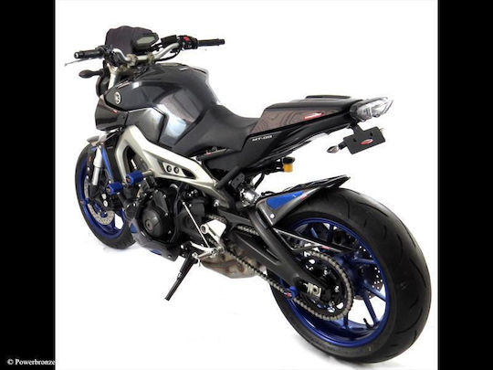 Powerbronze Zurück Hinterradkotflügel Motorrad für Yamaha MT-09 Schwarz 1Stück