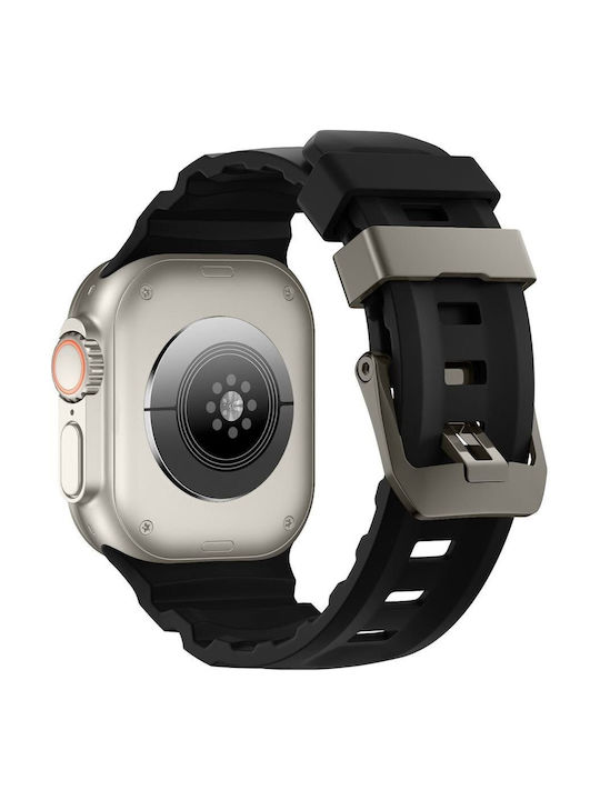 Tech-Protect Λουράκι Μαύρο (Apple Watch 8 / 9 / 10 / 11 / 12 / Se / Ultra) Tech-Protect Λουράκι Μαύρο (Apple Watch 8 / 9 / 10 / 11 / 12 / Se / Ultra)