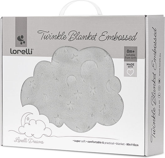 Lorelli White Swaddling & Crib Blanket 80x110cm