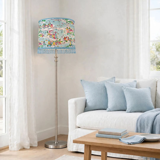 Oxygen Australian Beach Floor Lamp with E27 Bulb Socket Multicolour