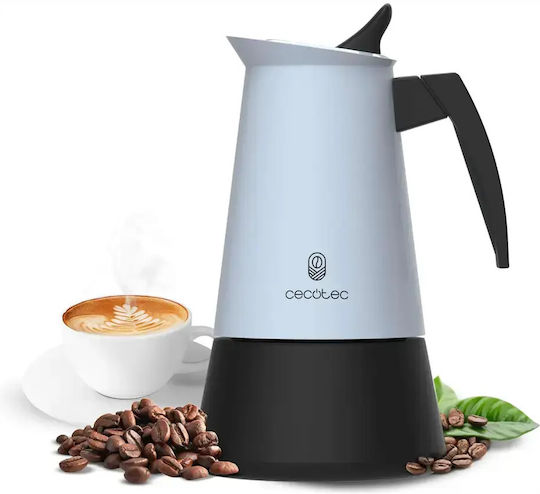 Cecotec Piccolina 900 Ibric pentru espresso 10 cești Inox Albastru