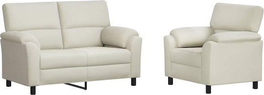 Wohnzimmermöbel-Set 2-Sitzer & Sessel