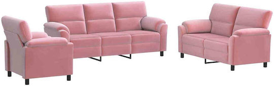 Set de Mobilier pentru Living Canapea cu 3 Locuri & Canapea cu 2 Locuri & Fotoliu
