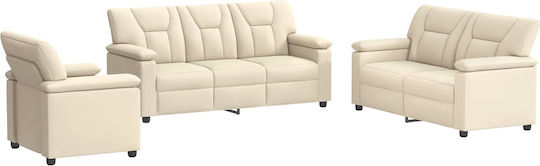 Living Room Furniture Set 3-Seater & 2-Seater & Armchair