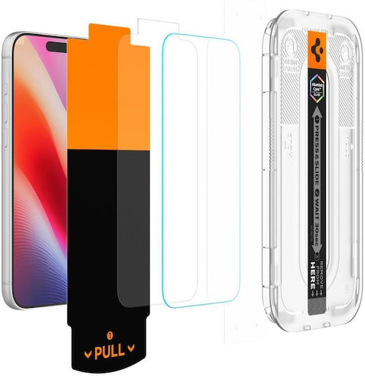 Spigen Glas.tr Ez Fit Pro Tempered Glass 2τμχ (iPhone 18 Pro)