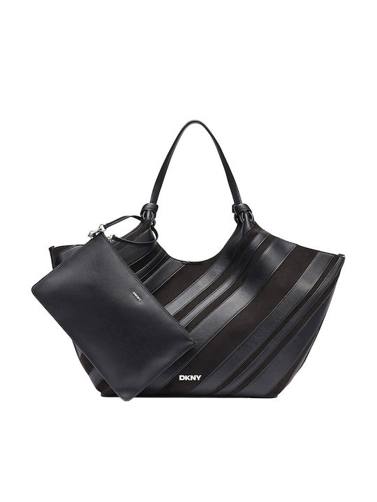 DKNY Paula Дамска Шопър Чанта от Плат Черна