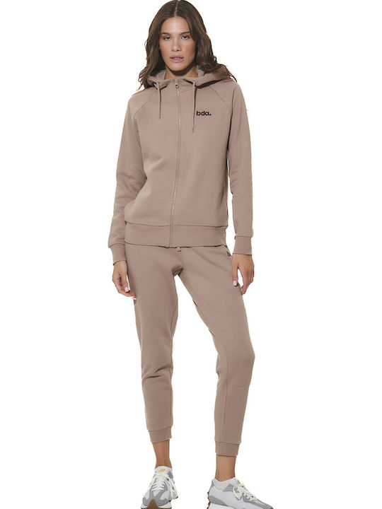 Fleece Sweatpants Mocha Meringue