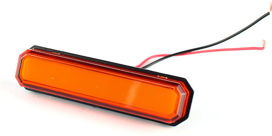 Комплект от 5 Неонови LED Габаритни Светлини 12/24v Кехлибарени 84 Mm 0250s